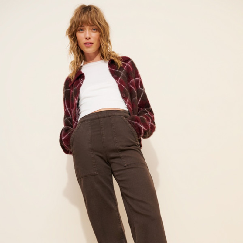 The Side Zip Wide-Leg Jeans