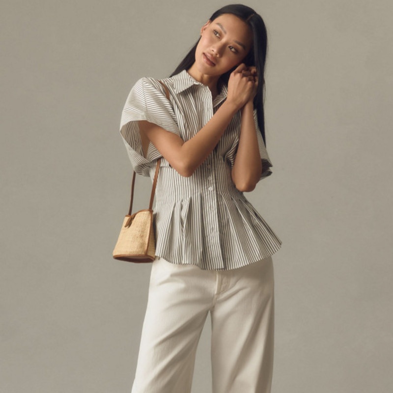The Tobie Pleated Blouse