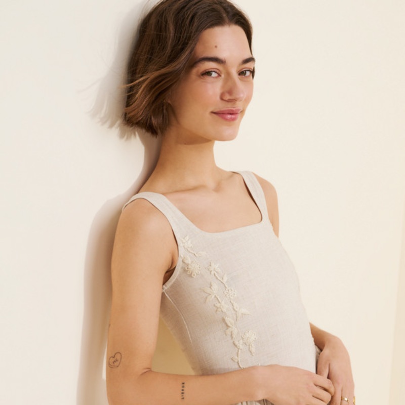 Abby Linen Mini Dress