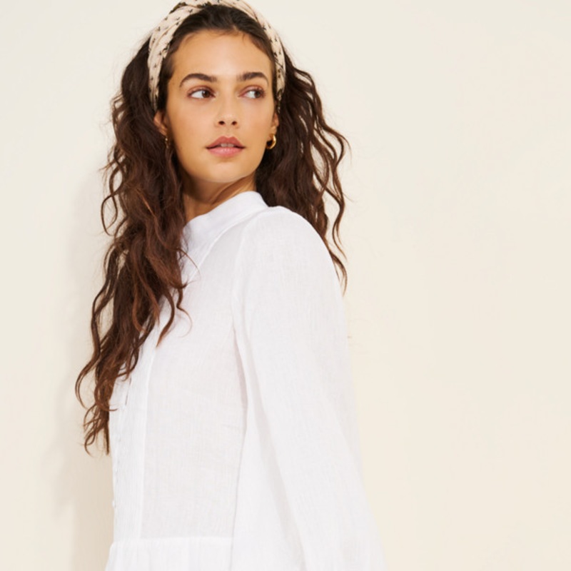 Antonia Lace Trim Mini Dress