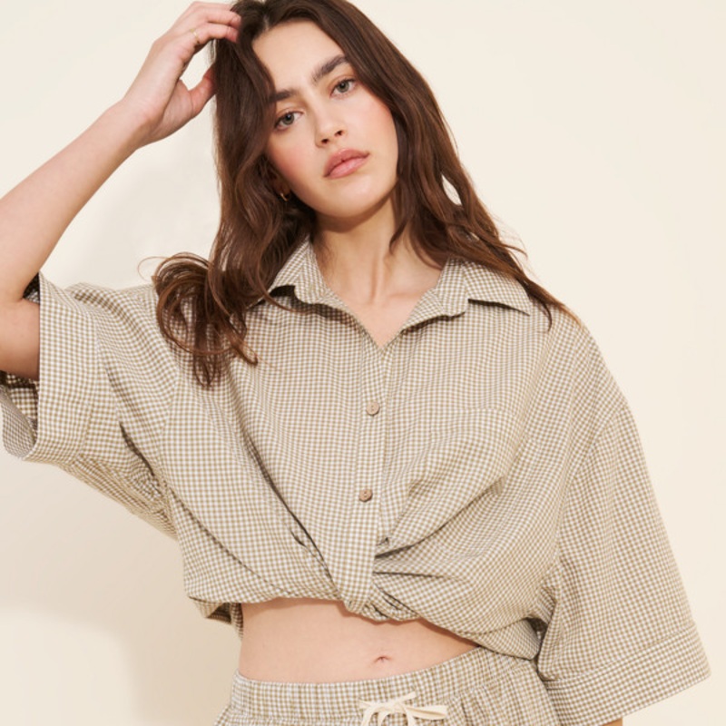 Checked Out Gingham Shorts