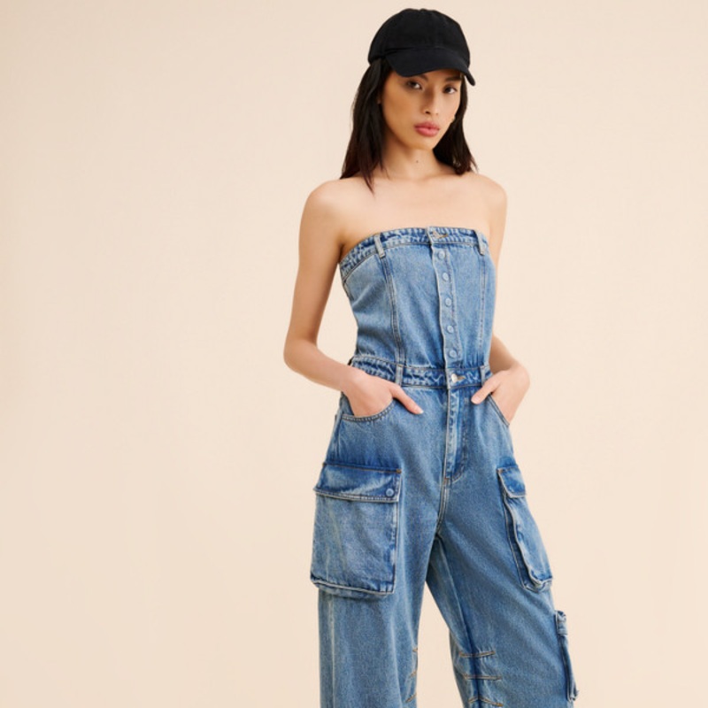 Duo Denim Jumpsuit