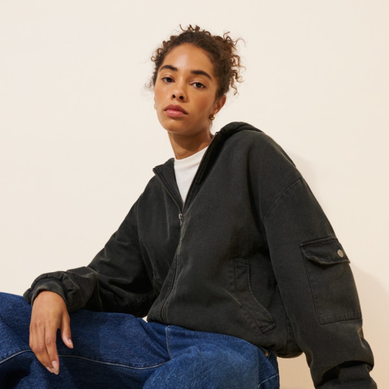 Rio Canvas Hooded Jacket