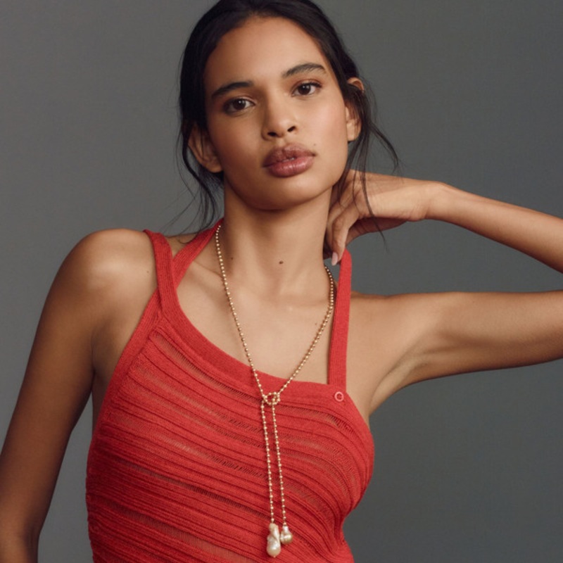 Asymmetrical Sweater Tank Top