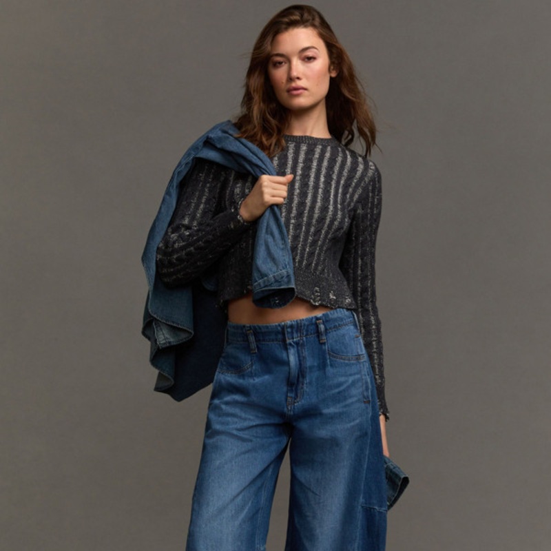 Full-Length Relaxed Barrel Jeans