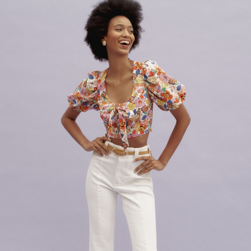 Slim 70s High-Rise Crop Straight-Leg Jeans