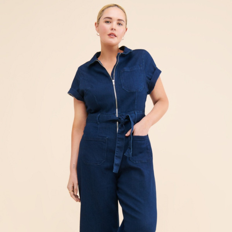The Colette Weekend Denim Jumpsuit