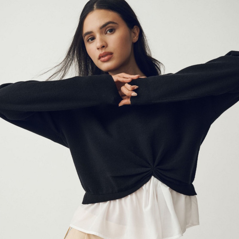 The Gemini Twofer Pullover Sweater