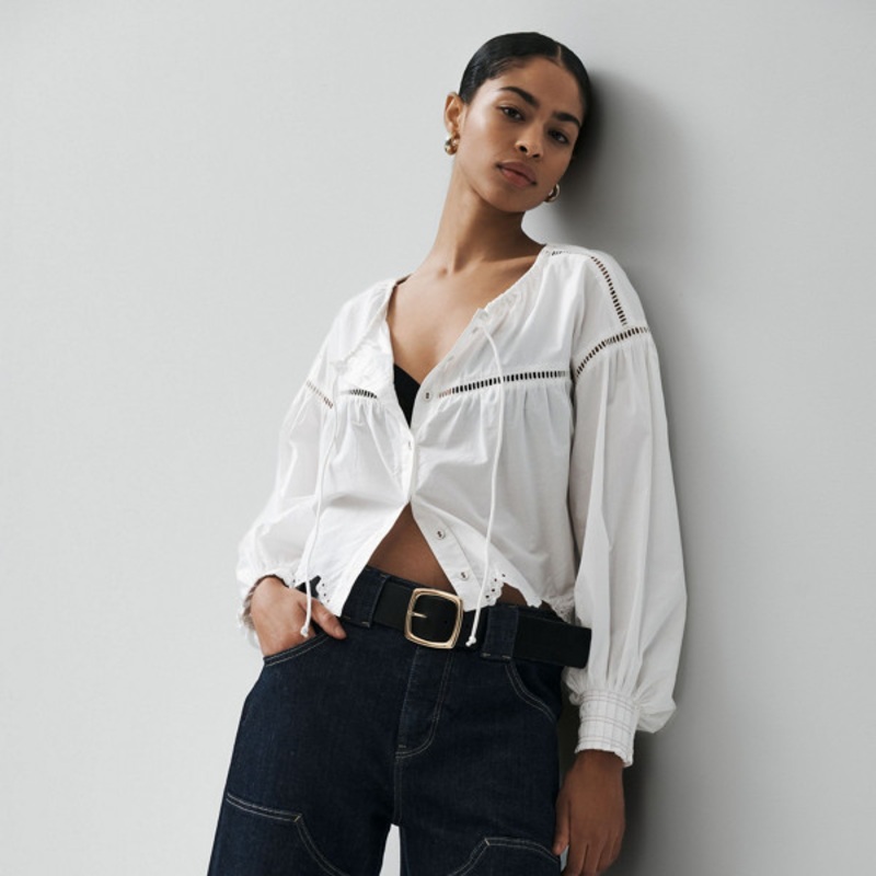 The Myra Low-Rise Carpenter Jeans: Cropped Barrel Edition