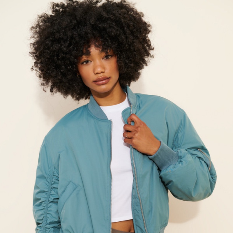 Charlie Barrel Sleeve Bomber Jacket