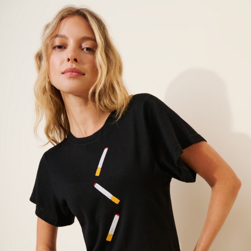 Cigarettes Wool Blend Tommy Tee