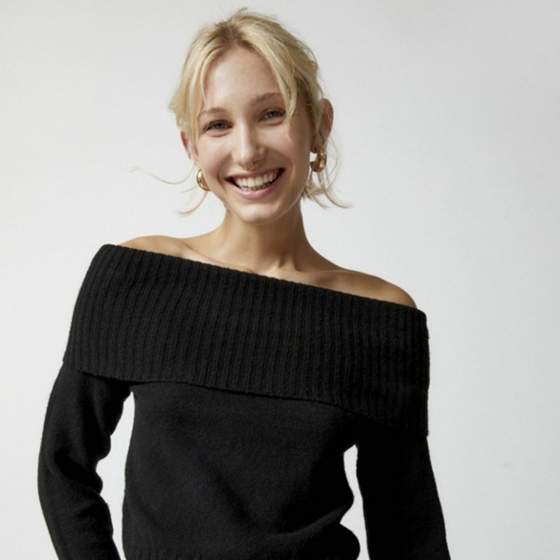 Claudia Off-The-Shoulder Sweater