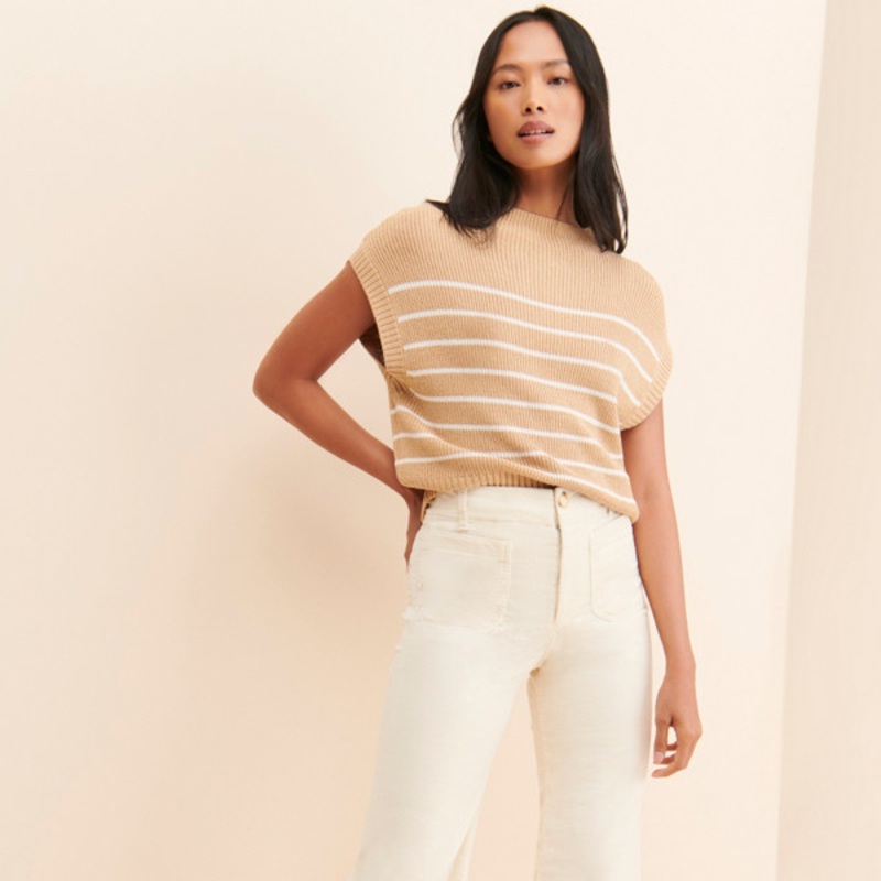 Colette Cropped Wide-Leg Corduroy Pants