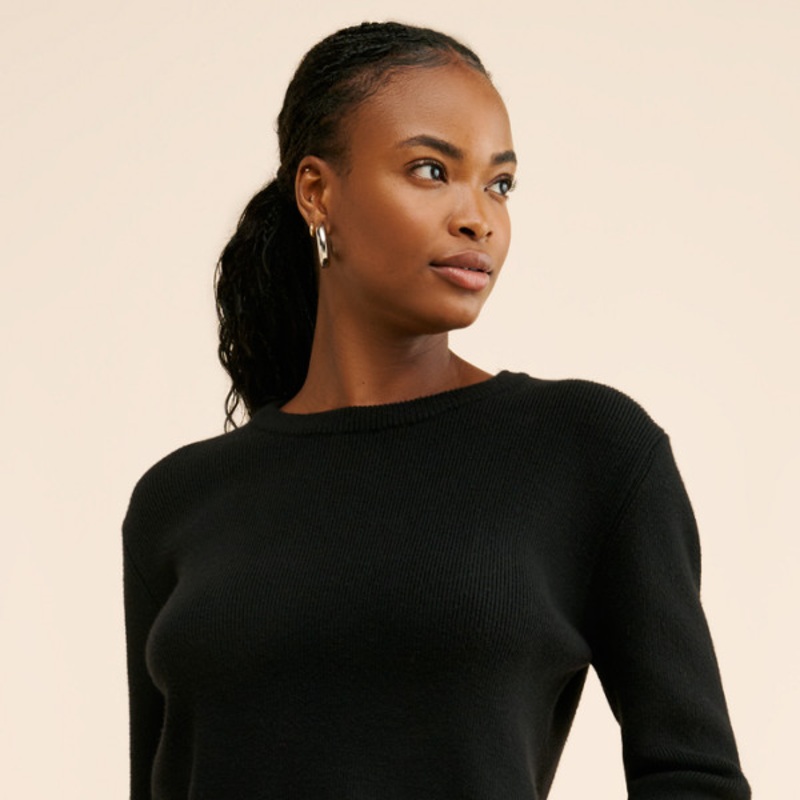 Contrast Stripe Pullover