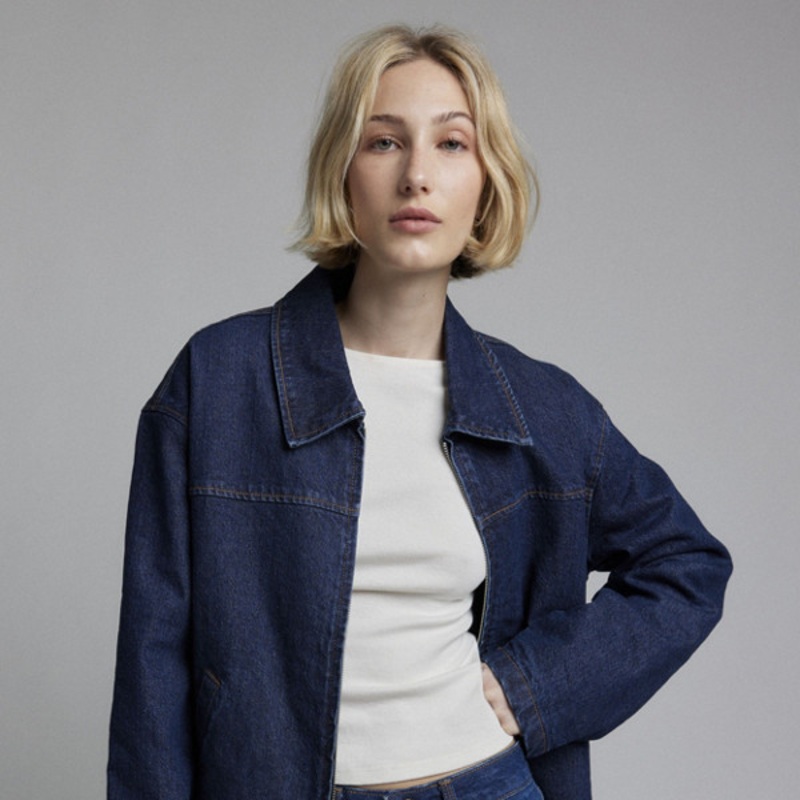 Sasha Boxy Denim Dad Jacket