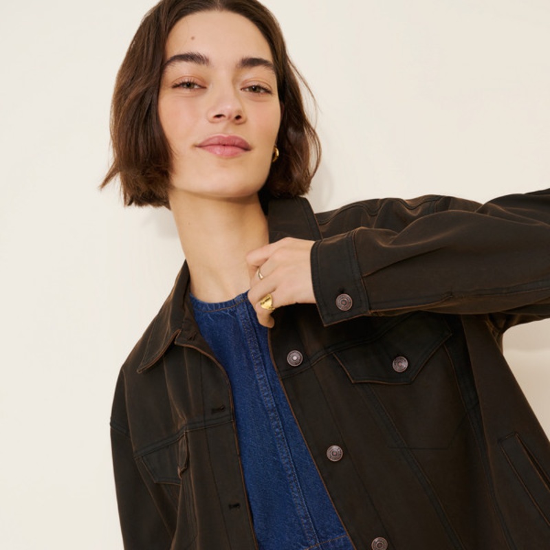 Rowan Vegan Suede Jacket