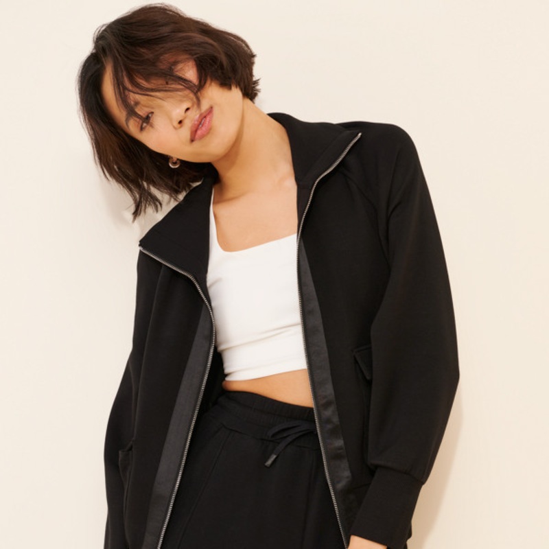 Roxbury Knit Zip Through Jacket