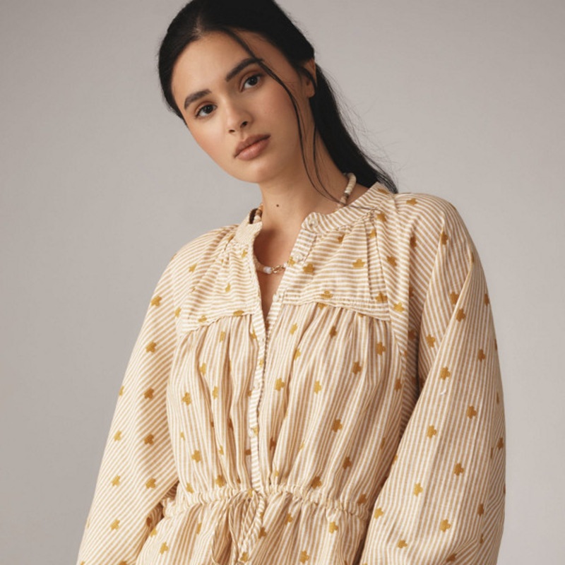 The Sidney Batwing Blouse: Cinched Waist Edition