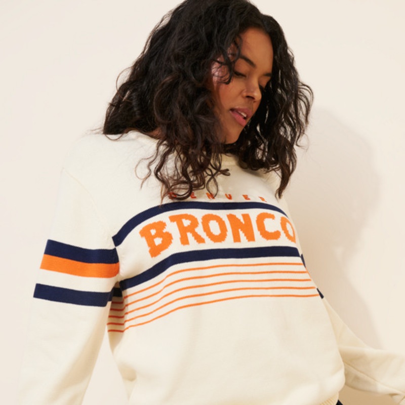 Denver Broncos Vintage Crew Sweater