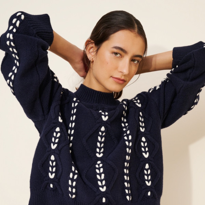 Tori Wool Blend Pullover Sweater