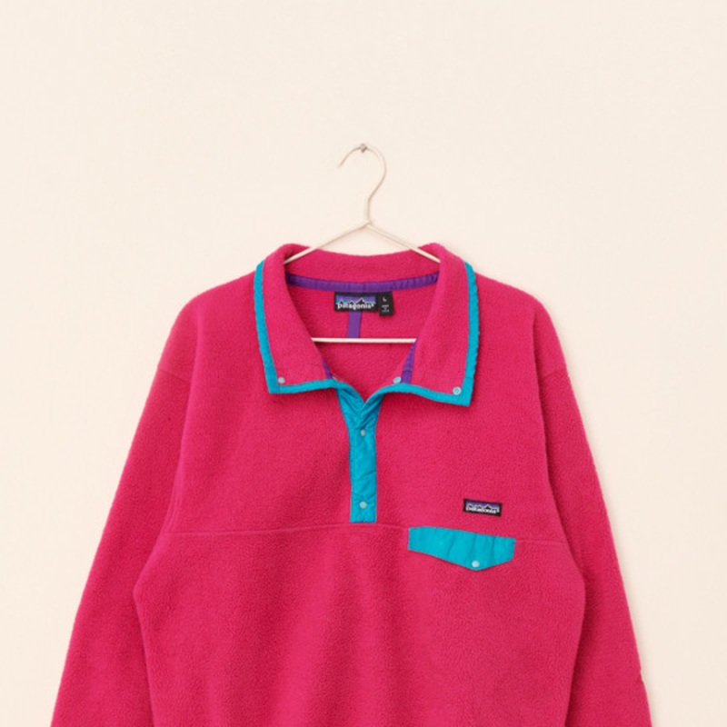 Vintage Patagonia Pink Fleece Pullover