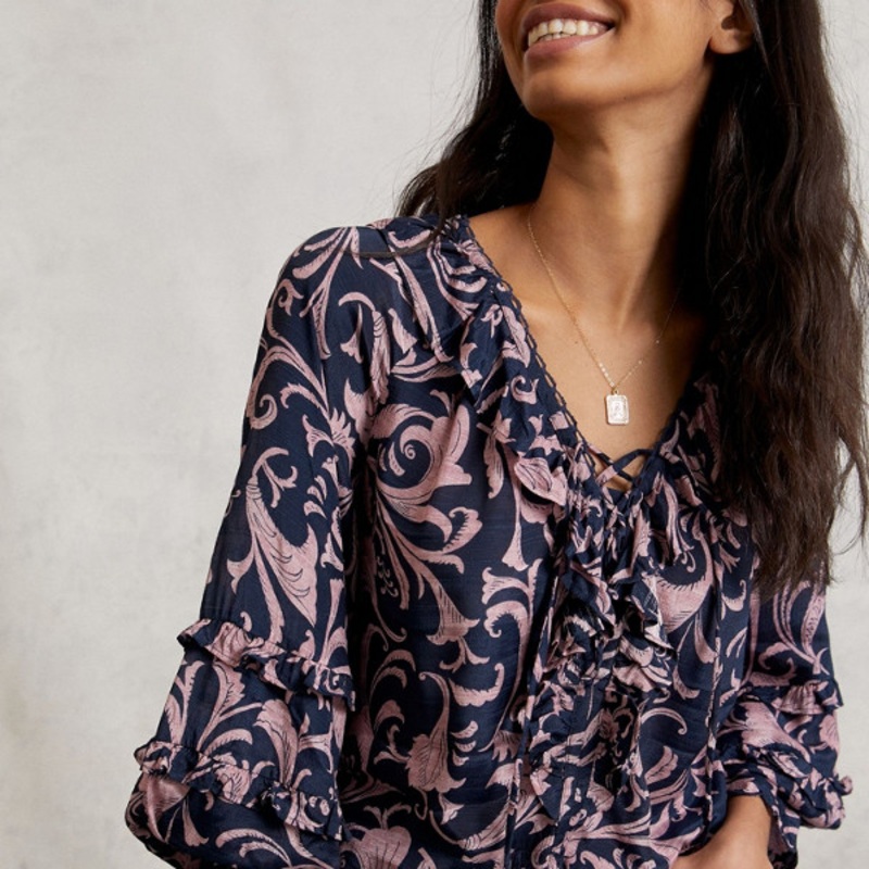 Colette Ruffled Blouse