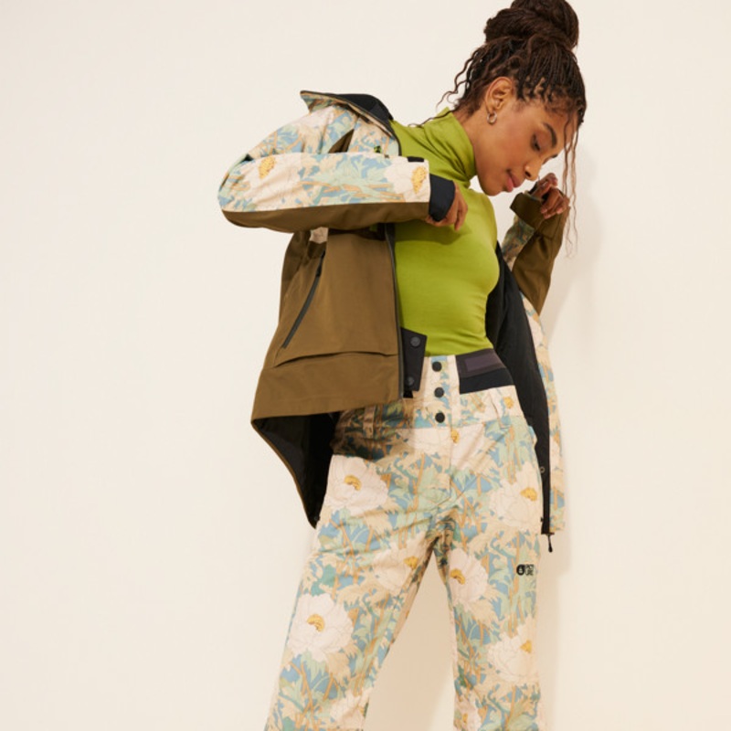 Exa Flower Printed Snow Pants