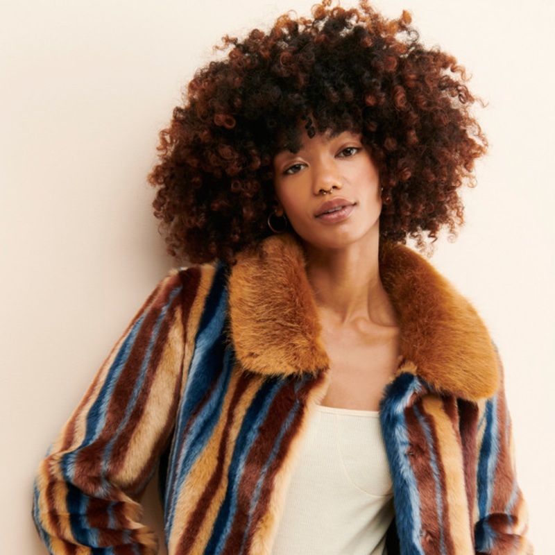 Rhapsody Faux Fur Jacket