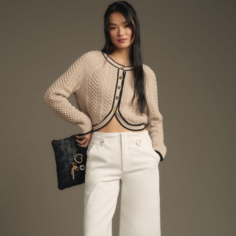 Cropped Ex High-Rise Wide-Leg Jeans