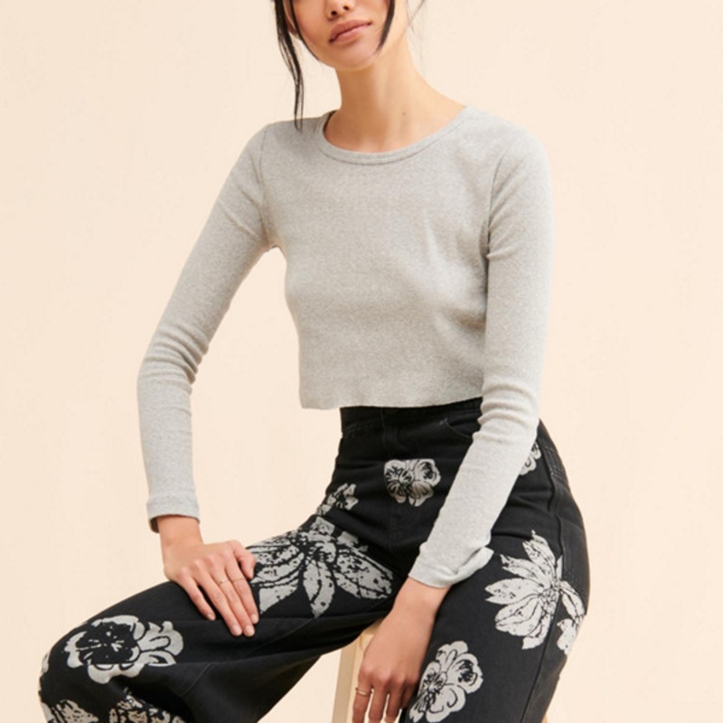 Talia Floral Wide Leg Jeans