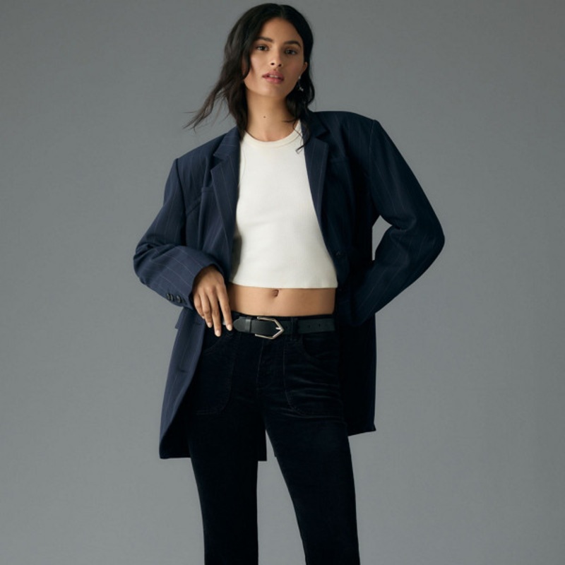 The Icon Low-Rise Corduroy Chop Pocket Flare Jeans