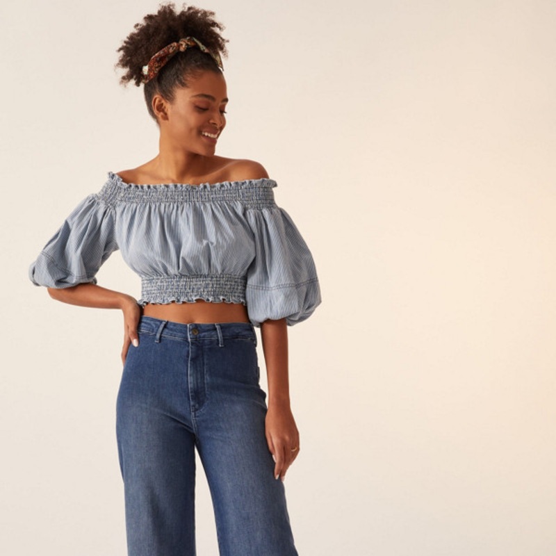 The Skipper High-Rise Wide-Leg Jeans