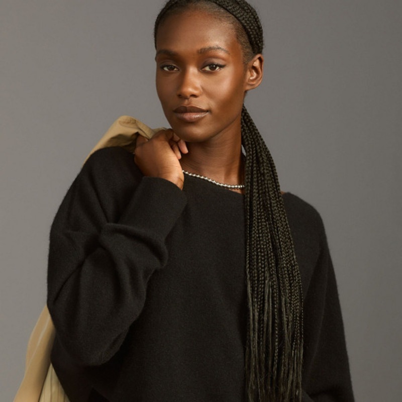 Asymmetrical Cashmere Sweater