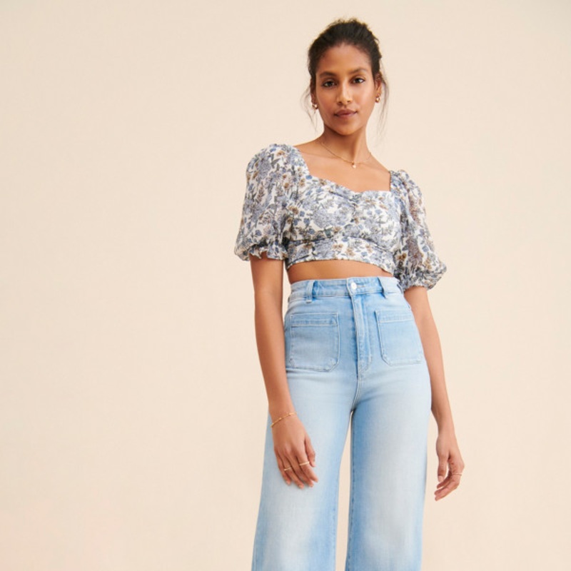 Sailor High-Rise Wide Jeans