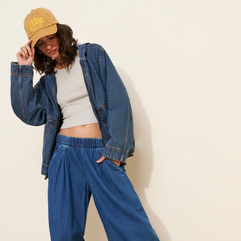 Allison Pleated Trouser Jeans