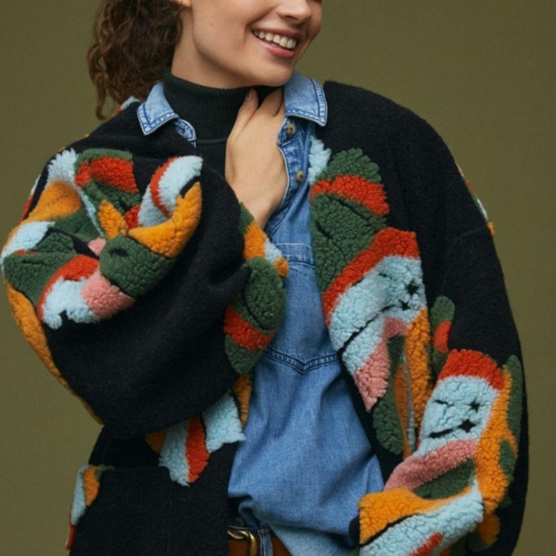 Botanical Sherpa Jacket