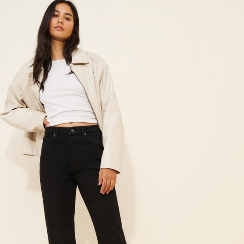 Cynthia High-Rise Straight-Leg Jeans