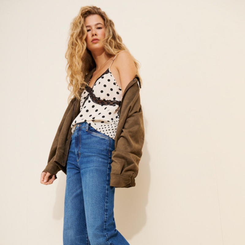 The Mischa Super High-Rise Wide-Leg Jeans