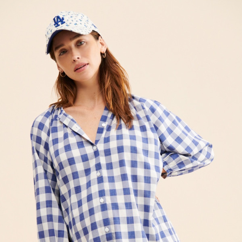Maternity Provence Buttondown