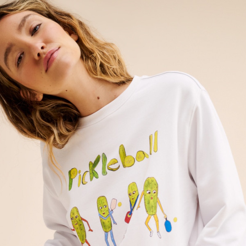 Pickleball Crewneck Sweatshirt