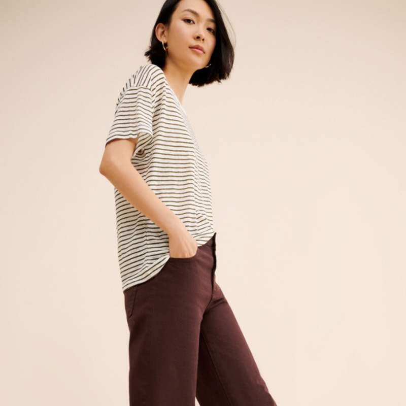 Saige Distressed Wide Leg Crop Jeans