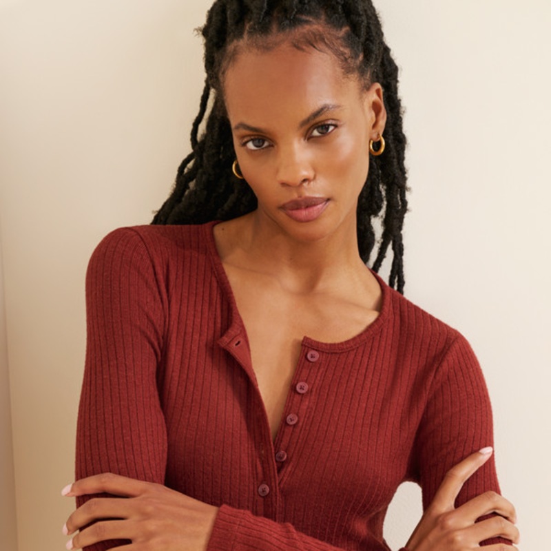 Textured Long Sleeve Cardigan Sweater