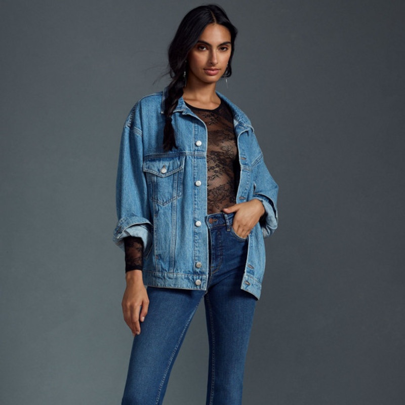 The Yaya Mid-Rise Crop Jeans
