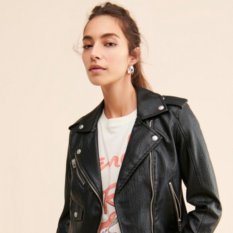 Vegan Leather Jacket