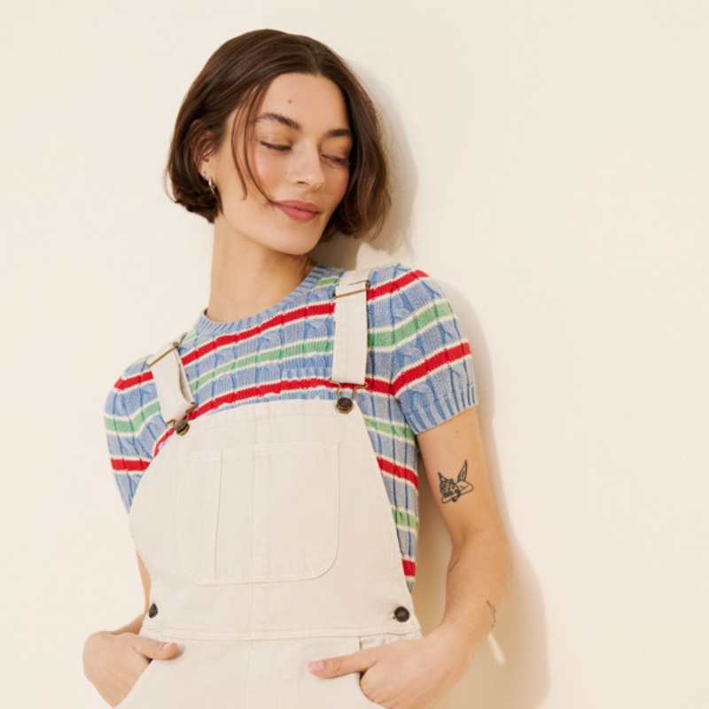 Mirage Medium Wash Shortalls