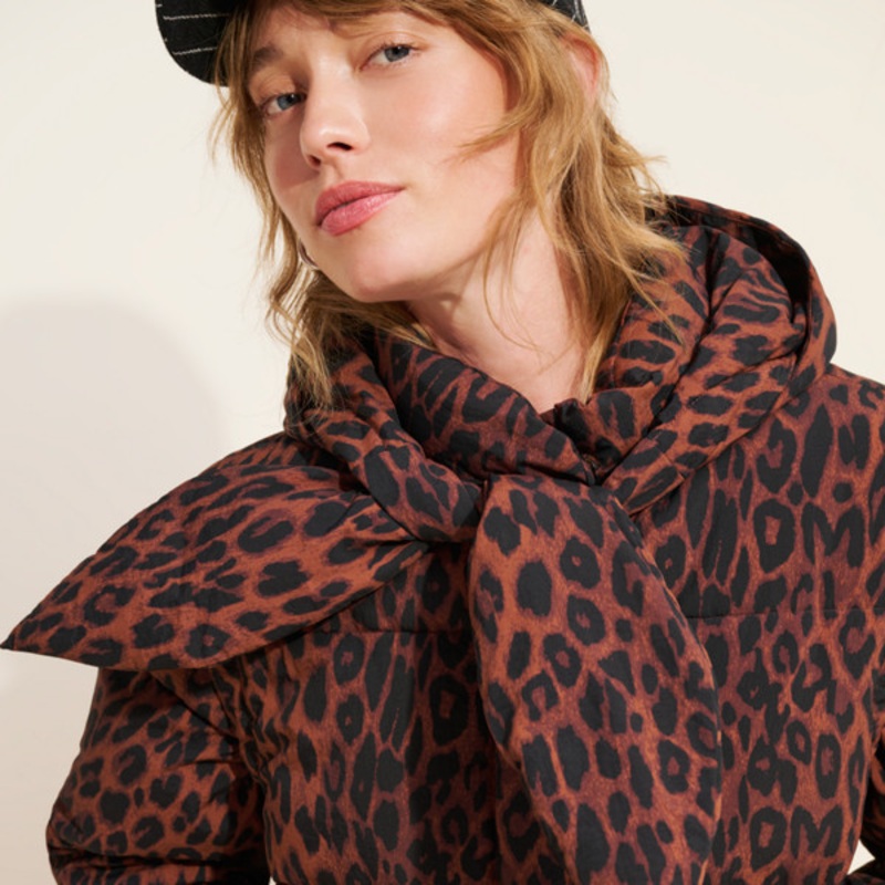 Pearl Hooded Puffer Coat