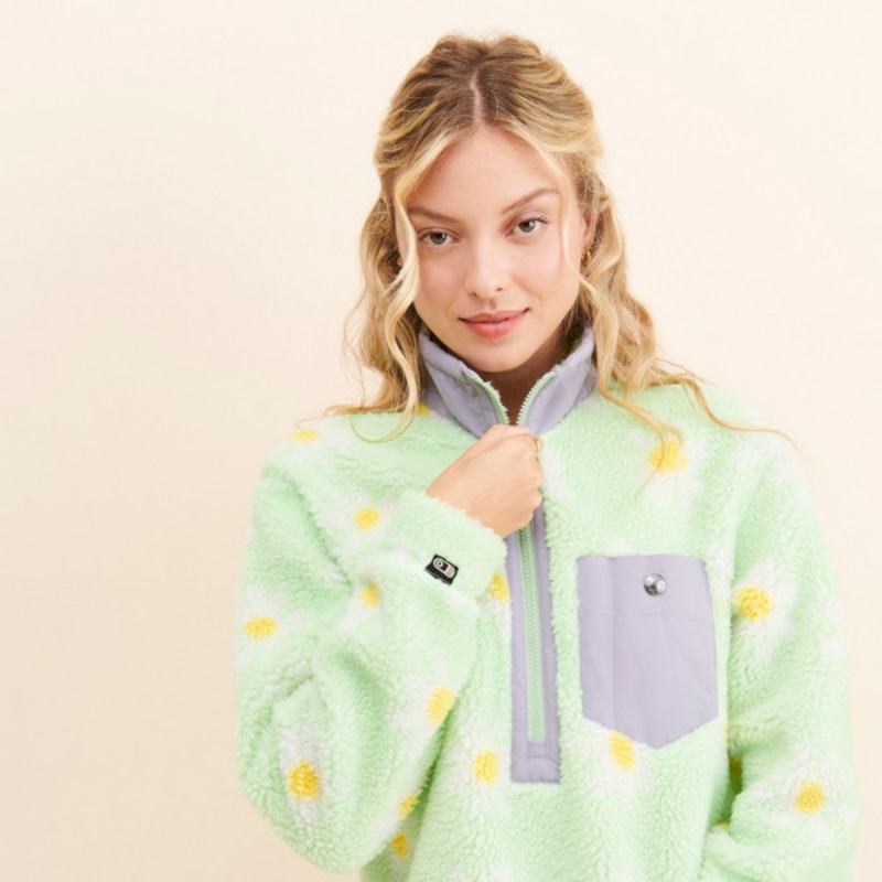 Sherpa Half Zip Jacket