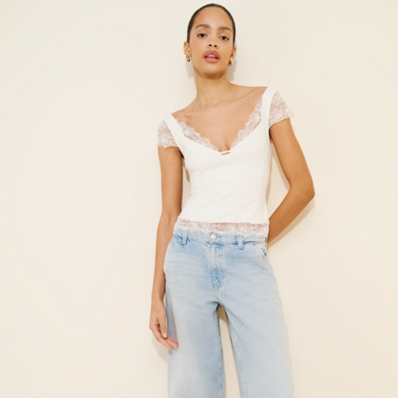 Stella High Waisted Wide Leg Jeans