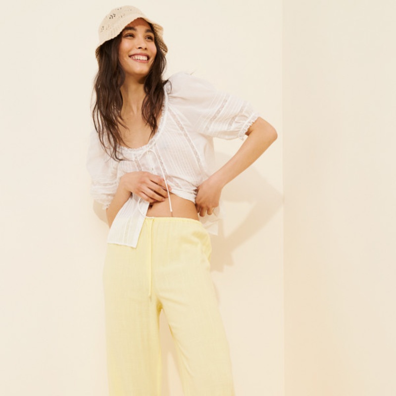 Cape Linen Blend Pants