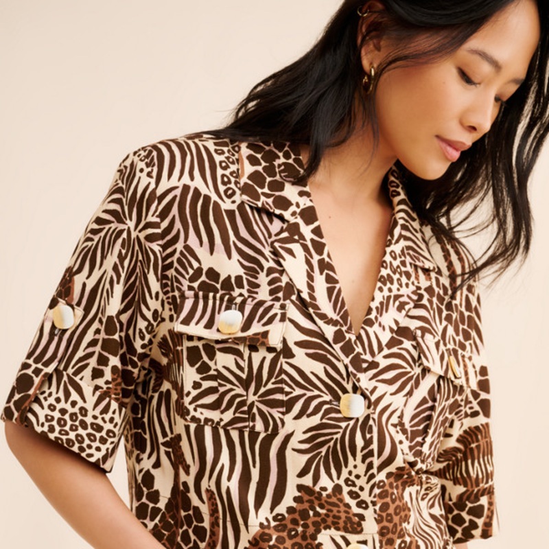 Safari Sand Shirt Jacket